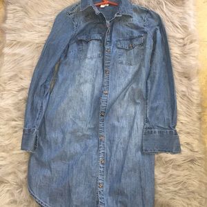 Jean dress or long shirt size medium